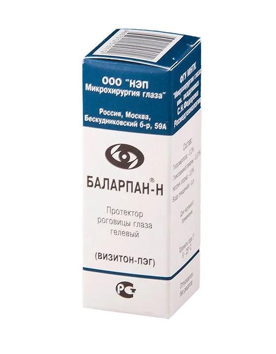 БАЛАРПАН-Н (ВИЗИТОН-ПЭГ) ПРОТЕКТОР ЭПИТЕЛИЯ РОГОВИЦЫ ГЕЛЕВЫЙ ФЛ.-КАП. 5МЛ (МИ)