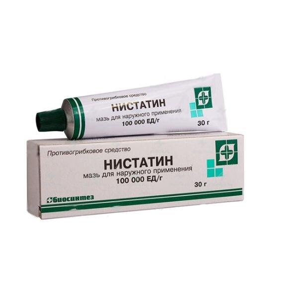 НИСТАТИН МАЗЬ Д/НАРУЖ. ПРИМ. 100ТЫС.ЕД/Г ТУБА 30Г БИОСИНТЕЗ