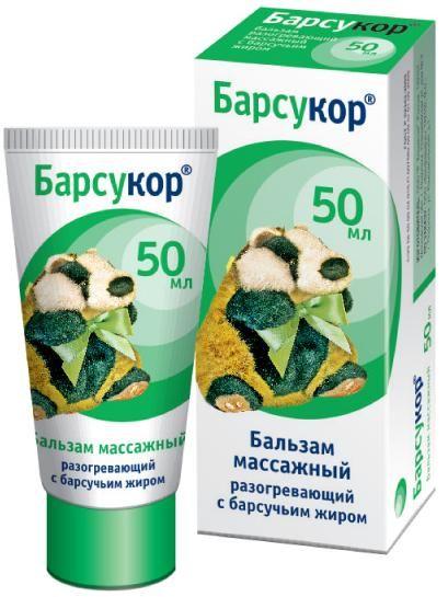 БАРСУКОР КРЕМ-БАЛЬЗАМ МАССАЖНЫЙ 50МЛ