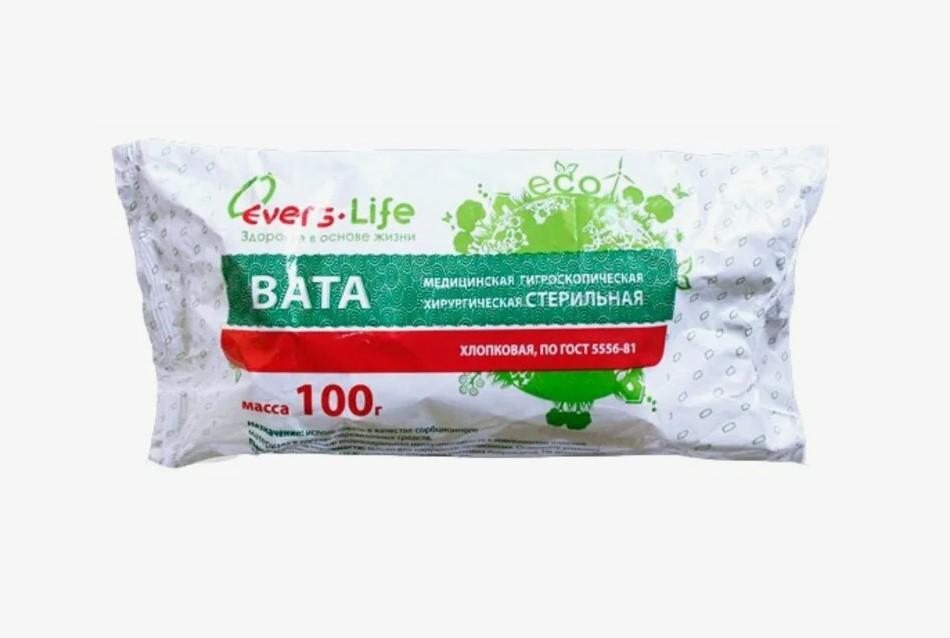 ВАТА СТЕРИЛЬНАЯ ХИРУРГИЧЕСКАЯ (ГОСТ) 100Г НИКА