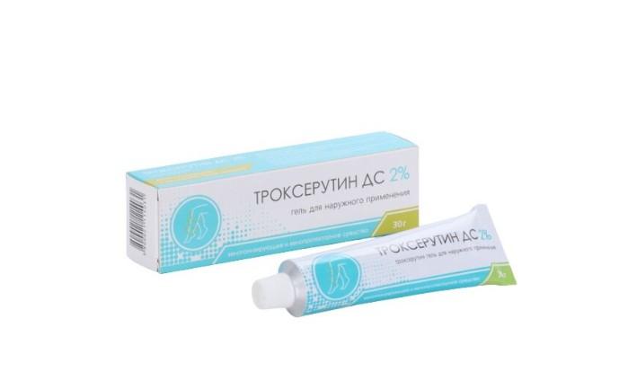 ТРОКСЕРУТИН ДС ГЕЛЬ Д/НАРУЖ. ПРИМ. 2% ТУБА 30Г