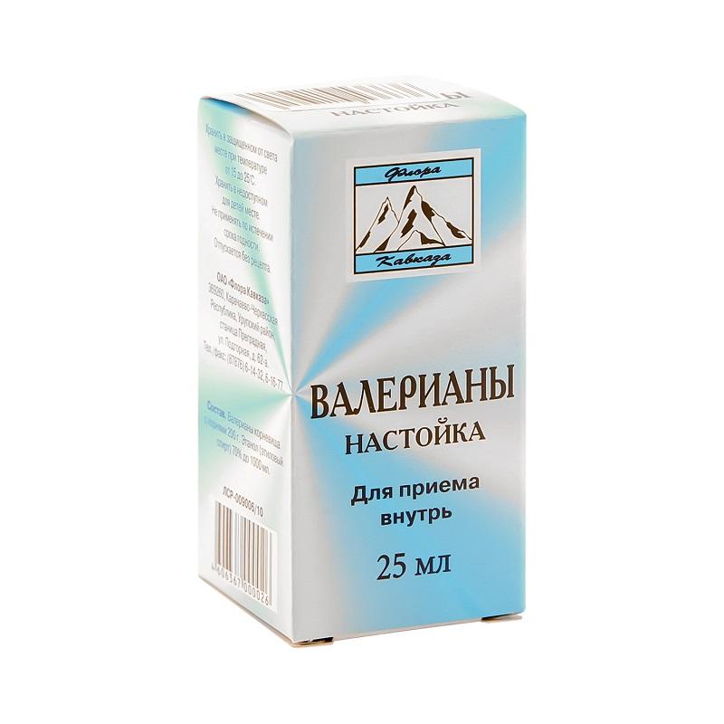 ВАЛЕРИАНЫ НАСТОЙКА ФЛ. 25МЛ ФЛОРА КАВКАЗА