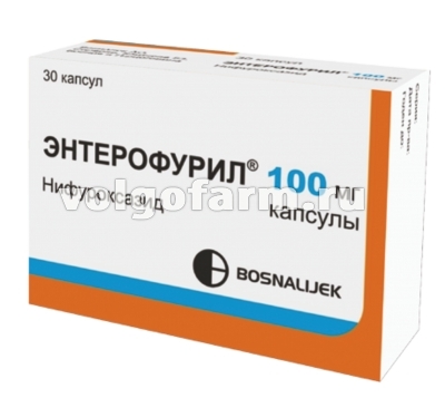 ЭНТЕРОФУРИЛ КАПС. 100МГ №30
