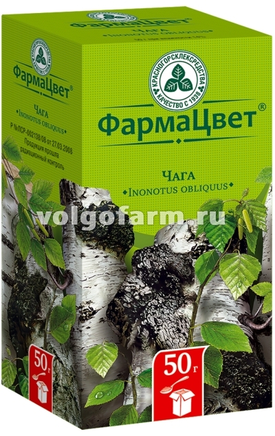 ЧАГА (БЕРЕЗОВЫЙ ГРИБ) 50Г КРАСНОГОРСКЛЕКСРЕДСТВА