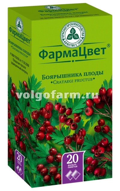 БОЯРЫШНИКА ПЛОДЫ Ф/П 3Г №20 КРАСНОГОРСКЛЕКСРЕДСТВА