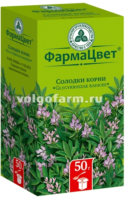 СОЛОДКИ КОРНИ 50Г КРАСНОГОРСКЛЕКСРЕДСТВА