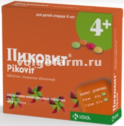 ПИКОВИТ ТАБЛ. П/О №30