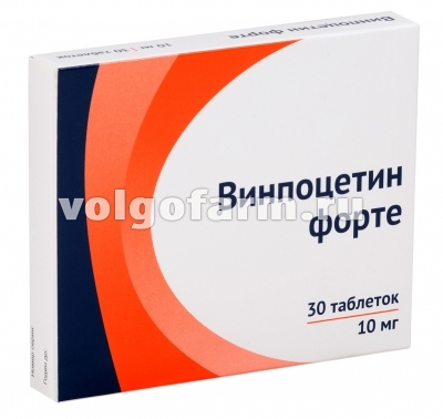 ВИНПОЦЕТИН ФОРТЕ ТАБЛ. 10МГ №30 ОЗОН