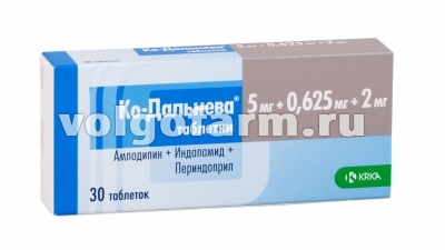 КО-ДАЛЬНЕВА ТАБЛ. 5МГ+0,625МГ+2МГ №30