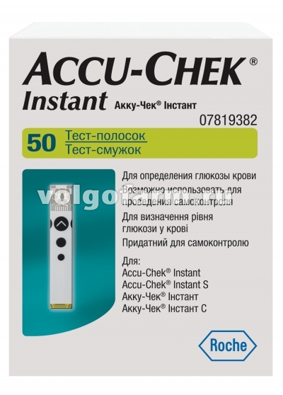 АККУ-ЧЕК INSTANT ТЕСТ-ПОЛОСКИ №50