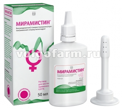 МИРАМИСТИН Р-Р Д/МЕСТН. ПРИМ. 0,01% ФЛ. АППЛИКАТОР УРОЛОГИЧЕСКИЙ+НАСАДКА ГИНЕКОЛОГИЧЕСКАЯ 50МЛ