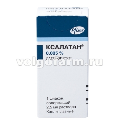 КСАЛАТАН КАПЛИ ГЛАЗН. 0,005% ФЛ-КАП. 2,5МЛ №1