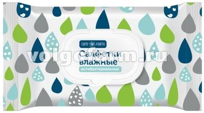 COMFORTE САЛФЕТКИ ВЛАЖНЫЕ АНТИБАКТЕРИАЛЬНЫЕ №60