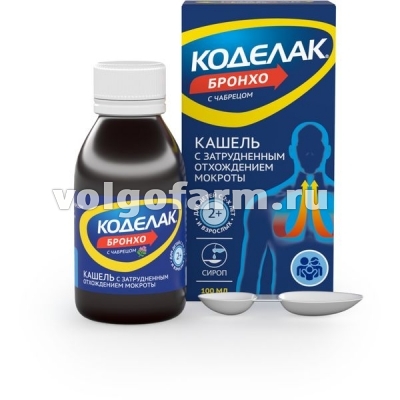 КОДЕЛАК БРОНХО С ЧАБРЕЦОМ СИРОП ФЛ. 100МЛ