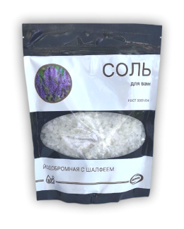 СОЛЬ ДЛЯ ВАНН ЙОДОБРОМНАЯ С ШАЛФЕЕМ 500Г